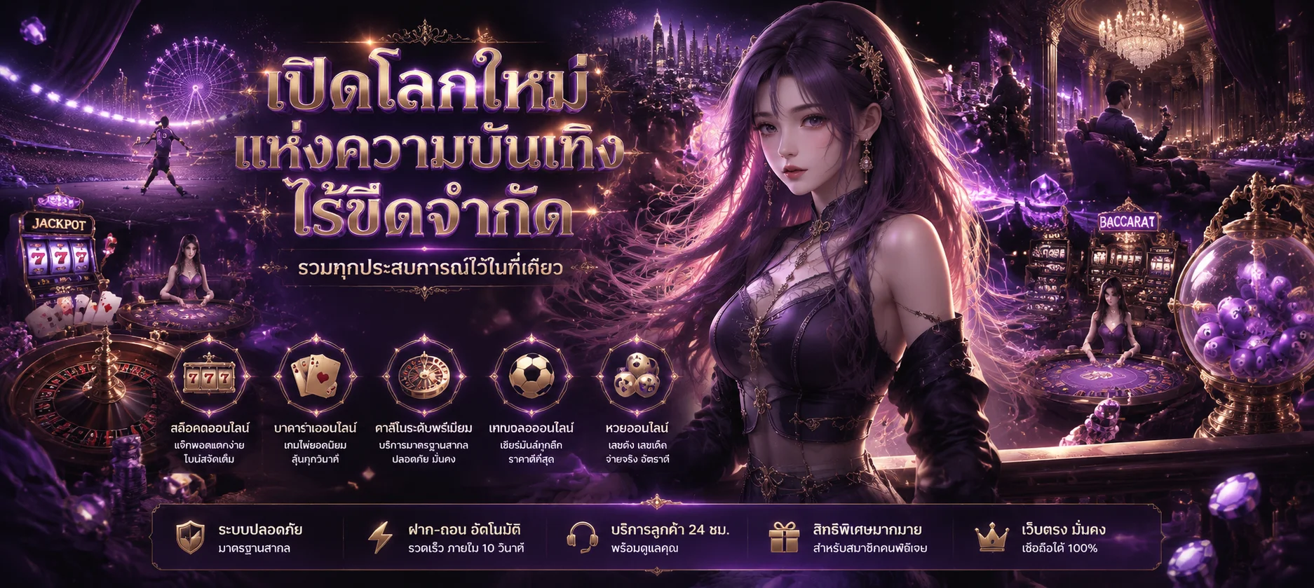 คาสิโนออนไลน์ บาคาร่าสด รวมค่าย SEXY SA Pretty เว็บตรง